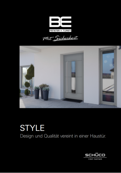Schueco-BE 1050 Sondermodell STYLE