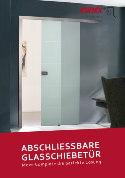 Kunex abschliessbare Glasschiebetuer 2024