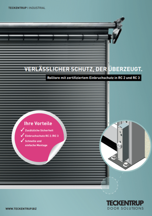 Teckentrup Rolltore Einbruchschutz 2026