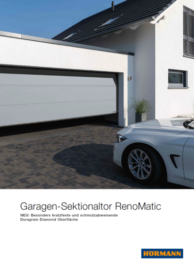 Titelseite Garagen-Sektionaltor RenoMatic 2021