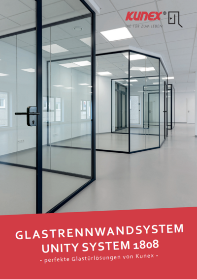 Kunex Glastrennwandsystem Unity 1808 2024