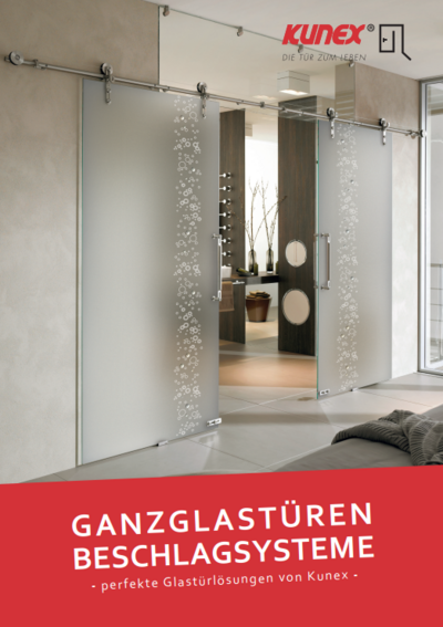 Kunex Ganzglastueren Beschlagsysteme 2024