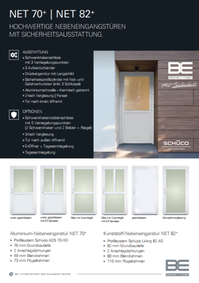 Schueco-BE 1053 Flyer NET 70+ 82 2024