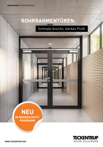 Flyer Rohrrahmentüren 2025