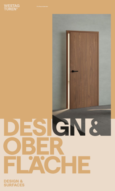 Westag Design Oberflaeche 2026