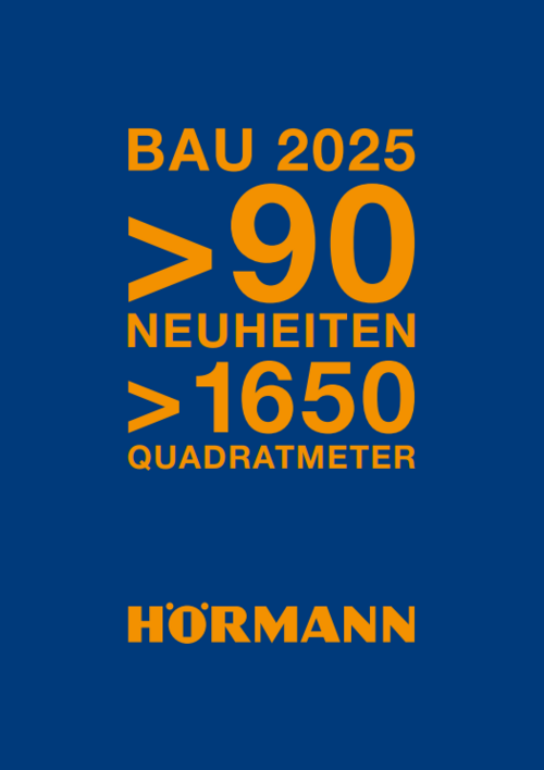 Hörmann BAU25 Neuheiten 2025