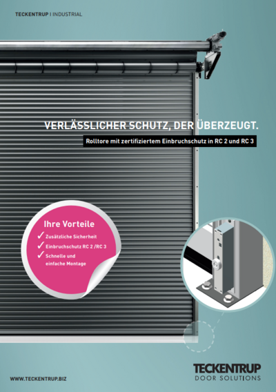 Teckentrup Rolltore Einbruchschutz 2026